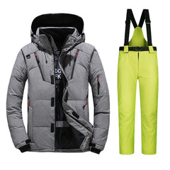New Ski Suit Men Winter Snow Parkas Warm Windproof Outdoor Sports Skiing Down Jackets and Pants Male Snowboard Wear Overalls 50145958789420|50145958822188|50145958854956|50145958887724|50145958920492|50145959575852|50145959608620