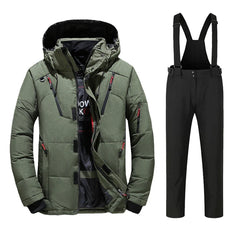 New Ski Suit Men Winter Snow Parkas Warm Windproof Outdoor Sports Skiing Down Jackets and Pants Male Snowboard Wear Overalls 50145959051564|50145959084332|50145959117100|50145959149868|50145959182636|50145959215404|50145959248172