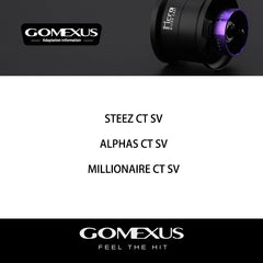 Gomexus Shallow Spool For Daiwa Steez CT SV Baitcasting Fishing Reel Spool Line Aluminum Alloy Rolling Cup Spare Tackle