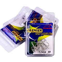PROBEROS 20Pcs/lot Saltwater Fishing Hooks Treble Hooks 1#-2#-4#-6#-8#-10#-12#-14# High-Carbon Steel Fishhooks