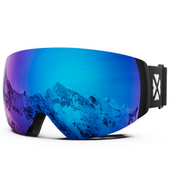 JULI Professional Magnetic Ski Goggles Double Layers Lens Anti-fog UV400 Big Ski Mask Glasses Snowboard Goggles For Men Women