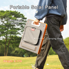 New Solar Panel 100W 18V Solar Charger with DC Type-c/QC3.0 Output Charge For Power Station Van RV Road Trip Camping