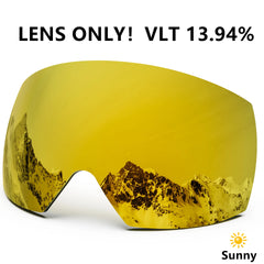 JULI Professional Magnetic Ski Goggles Double Layers Lens Anti-fog UV400 Big Ski Mask Glasses Snowboard Goggles For Men Women