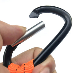 Single Carabiner Tool Lanyard Retractable Safety Rope Telescopic Elastic Rope Tool Buckle for Climbing