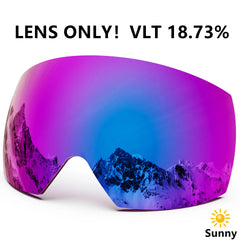 JULI Professional Magnetic Ski Goggles Double Layers Lens Anti-fog UV400 Big Ski Mask Glasses Snowboard Goggles For Men Women