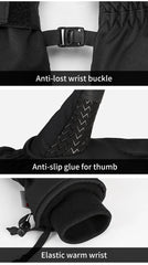 Copozz Men Women Winter Ski Gloves Waterproof Ultralight Snowboard Gloves Motorcycle Riding Snow Keep Warm Windproof Gloves