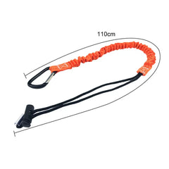Single Carabiner Tool Lanyard Retractable Safety Rope Telescopic Elastic Rope Tool Buckle for Climbing