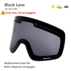 Magnetic Ski Goggles Double Layer Polarized Lens Skiing Anti-fog UV400 Snowboard Goggles Men Women Ski Glasses Eyewear