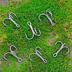 PROBEROS 20Pcs/lot Saltwater Fishing Hooks Treble Hooks 1#-2#-4#-6#-8#-10#-12#-14# High-Carbon Steel Fishhooks