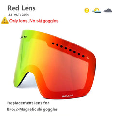 Magnetic Ski Goggles Double Layer Polarized Lens Skiing Anti-fog UV400 Snowboard Goggles Men Women Ski Glasses Eyewear