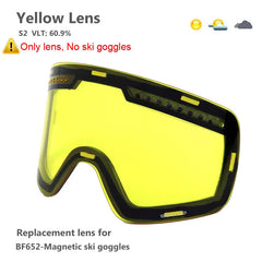 Magnetic Ski Goggles Double Layer Polarized Lens Skiing Anti-fog UV400 Snowboard Goggles Men Women Ski Glasses Eyewear