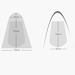 Private Spectator Sport Watching Bird Game Automatic Pop Up Anti Rain Beach Awning Sun Shelter Ice Fishing Outdoor Camping Tent