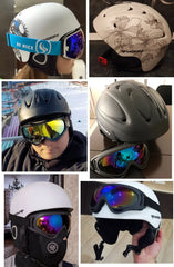 MOON Hot Sale Ski Helmet Integrally-molded Skiing Helmet For Adult and Kids Snow Helmet Safety Skateboard Ski Snowboard Helmet
