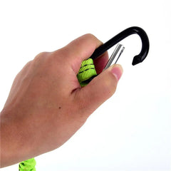 Single Carabiner Tool Lanyard Retractable Safety Rope Telescopic Elastic Rope Tool Buckle for Climbing