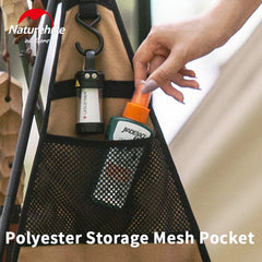 Naturehike Camping Accessories Picnic Canvas Storage Bag 156g/272g Triangle Layered Multi Pocket Rack Side Hanging Bag Travel