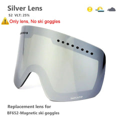 Magnetic Ski Goggles Double Layer Polarized Lens Skiing Anti-fog UV400 Snowboard Goggles Men Women Ski Glasses Eyewear