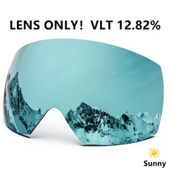 JULI Professional Magnetic Ski Goggles Double Layers Lens Anti-fog UV400 Big Ski Mask Glasses Snowboard Goggles For Men Women