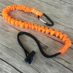 Single Carabiner Tool Lanyard Retractable Safety Rope Telescopic Elastic Rope Tool Buckle for Climbing