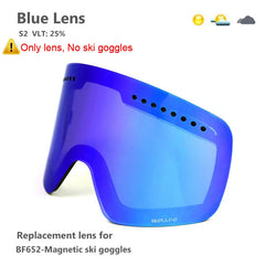 Magnetic Ski Goggles Double Layer Polarized Lens Skiing Anti-fog UV400 Snowboard Goggles Men Women Ski Glasses Eyewear
