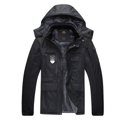 Winter Thickened 150.00kg Plus-Size Snow Parka Fat Guy Cotton-Padded Jacket