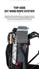 Naturehike Hiking Backpack Outdoor Sports Bag 60+5L Large Capacity Ergonomic Design Backpack Camping Travel Waterproof Bagpack