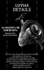 Daiwa Original 2024 New Luvias Spining Fishing Reel Gear Ratio 4.9-6.2:1 9/1 BB Max Drag 5-10KG Mag Sealed Tec Zaion&MQ Body