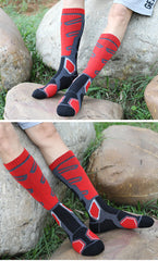 Professional Men Merino Wool Ski Socks Outdoor Sports Thickened Terry Keep Warm Knee High Long Skiing Snowboard Hiking Socks