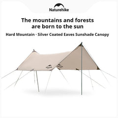 Naturehike 4-6 Person Windproof Large Awning Camping Tent with fishing Hiking Outdoor Tourism Beach Pergola SunShelter Tarp Rain