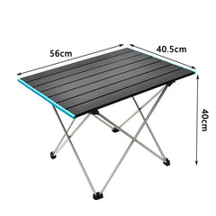 Ultralight Portable Folding Camping Table Foldable Outdoor Dinner Desk High Strength Aluminum Alloy For Garden Party Picnic BBQ