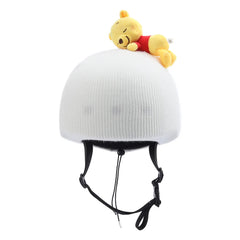 Ski helmet cover, personalized, cute, warm, fashionable doll decoration helmet cover, single board double board helmet universal