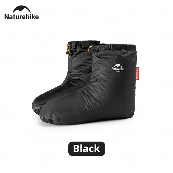 Naturehike Winter Duck Down Foot Cover Outdoor Hiking Camping Warm Booties Waterproof Shoes Ultralight Soft Slippers Socks 650FP