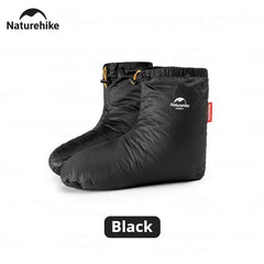 Naturehike Winter Duck Down Foot Cover Outdoor Hiking Camping Warm Booties Waterproof Shoes Ultralight Soft Slippers Socks 650FP