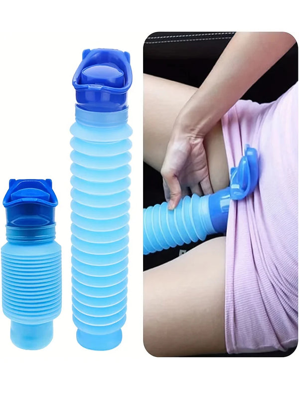 750ML Outdoor Portable Urine Bag Women Men Children Mini Toilet for Travel Camp Hiking Potty Children Training Foldable Ansblue
