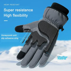 Winter Men Women Gloves TouchScreen Waterproof Windproof Gloves Outdoor Sports Warm Cycling Snow Ski Gloves Full Finger Non-slip