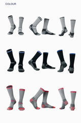 2 Pairs Merino Wool Ski Hiking Socks Men Women Winter Outdoor Sports Mountaineering Thermal Socks Thicken Breathable Size 35-47