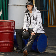 Winter -30℃ Men's Snowboard Ski Suit Outdoor Warm Waterproof Windproof Ski Jacket Outdoor Warm Winter Ski Jacket M-XXXL