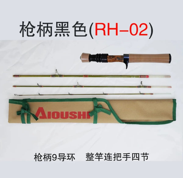 Fiberglass Small Bait Trout Rod UL Super Soft and Ultra Light 1.4m four section portable Travel Flow catapult fishing rod