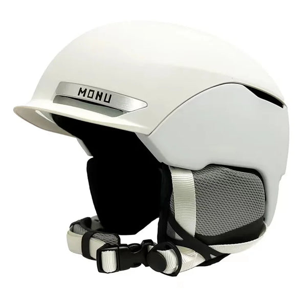 Ski helmet integrated with warm PC+EPS outdoor sports snowboard, light color, high-quality helmet for men and women