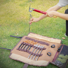 Portable Tent Stakes Storage Bag Tent Pegs Organizer Case Camping Tool Storage Bag for Backpacking Outdoor Camping