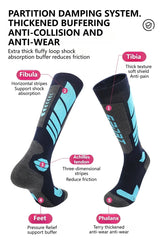 Adult Thermal Winter Ski Socks Men Women Warm Outdoor Cycling Snowboarding Sports Thermosocks Camping Hiking Stockings