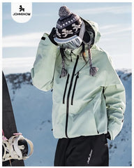 John Snow 2025 New Winter Men And Women's Ski Jacket Breathable Waterproof Snowboarding Clothing Outdoor Sports Warmth Ski Coat