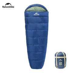 Naturehike Camping Sleeping Bag Ultralight Waterproof Cotton Mummy 4 Season Backpacking Sleeping Bags Outdoor Travel Hiking