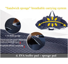 BP-VISION Hiking Fanny Pack Man Cycling Waterproof Backpack Mountain Sports Fanny Pack Camping Nylon Hunting Accessori Belt Bag