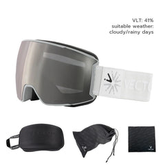 VECTOR Ski Goggles Men Snowboard Glasses Women Winter Outdoor Snow Sunglasses UV400 Double Layers Lens Anti-Fog Skiing Goggles