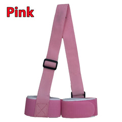 New Skiing Pole Shoulder Hand Carrier Lash Handle Straps Adjustable Buck Hook Loop Protecting Black Nylon Ski Handle Strap Bag
