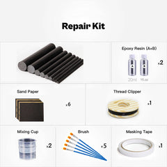 Fishing Rod Repair Kit Carbon Fibre Lure Pole Insert For Beginners Professionals Fishing Pole Maintenance Accessories