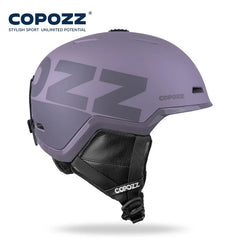 COPOZZ Ski Helmet Half-covered Anti-impact Skiing Helmet For Adult Men Women Ski Skateboard Snowboard Safety Helmet Female Male