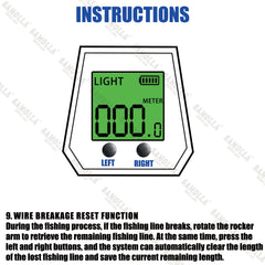 SAMOLLA Large Deep Sea Electronic Fishing Reel Baitcasting Saltwater Waterproof 6.4:1 16KG Drag Catfishing Trolling Metal Base