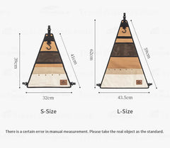 Naturehike Camping Accessories Picnic Canvas Storage Bag 156g/272g Triangle Layered Multi Pocket Rack Side Hanging Bag Travel