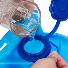 EVA Folding 2L Hydration Water Bladder Water Bag With Drinking Tube  Bladder Leak Proof Outdoor Accessory